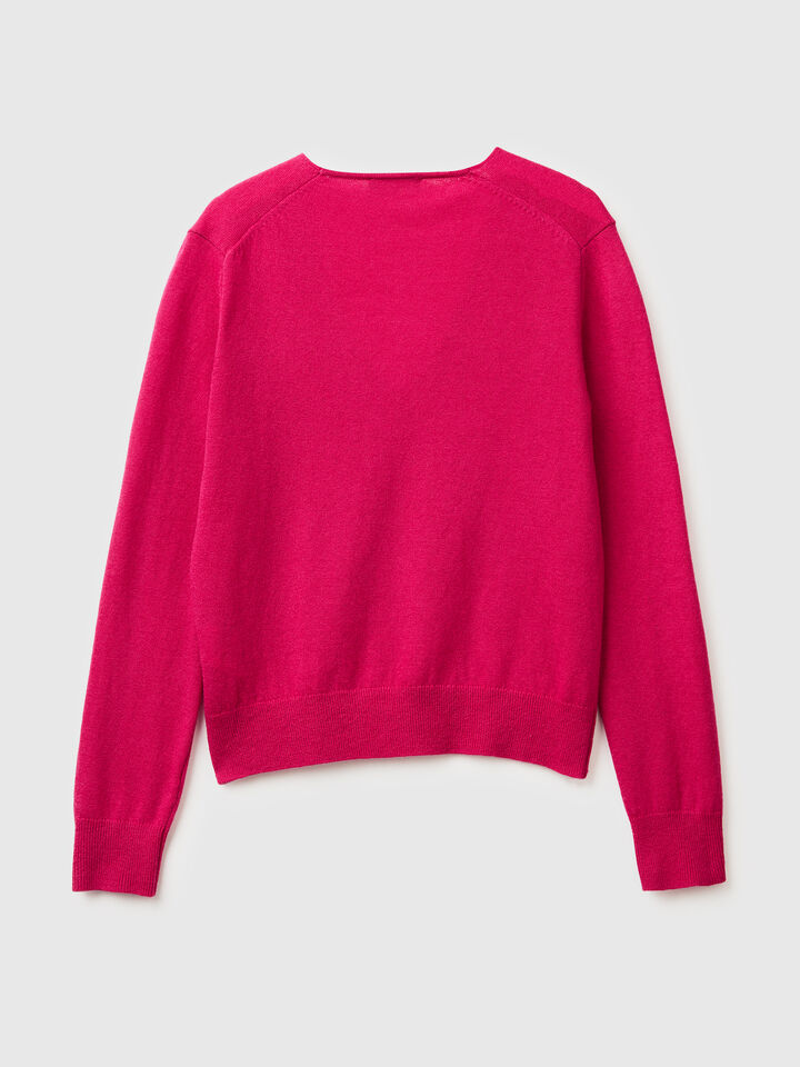 V NECK SWEATER L/S Women image number 6